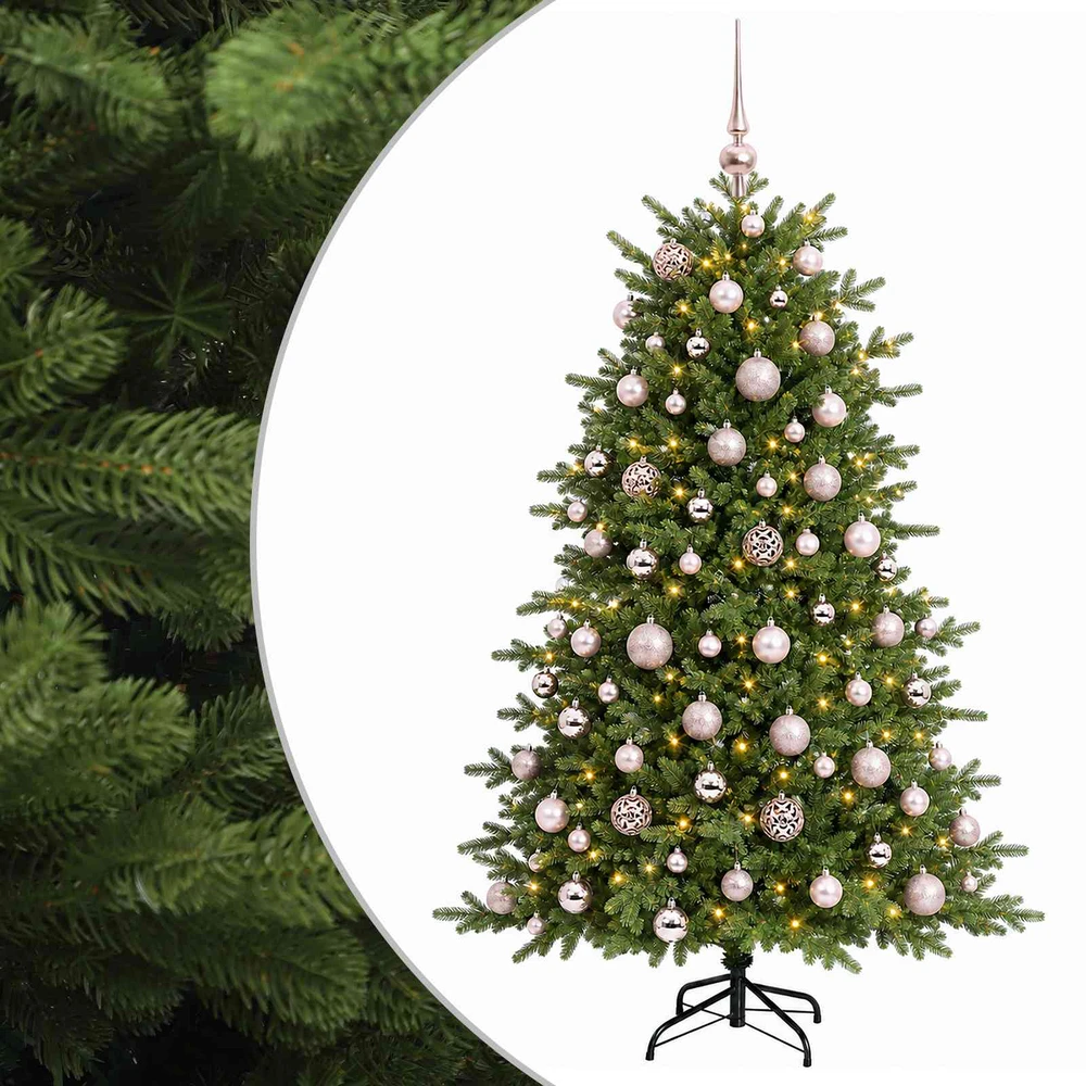 Dirbtinė kalėdinė eglutė su rutuliuku 240 cm 300 LED