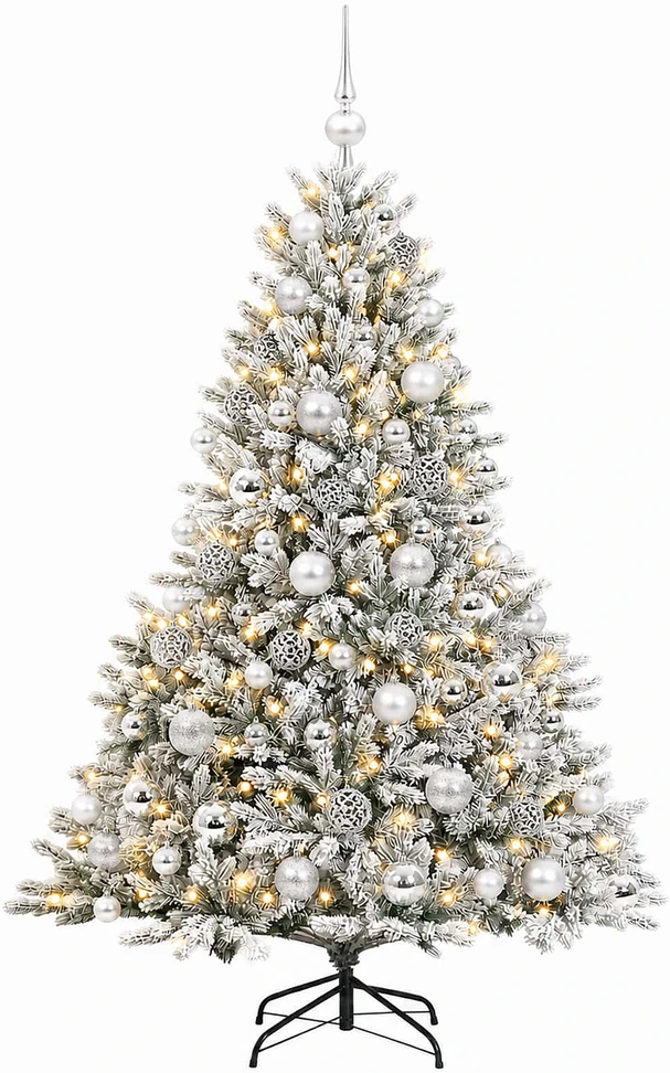 Dirbtinė kalėdinė eglutė su rutuliuku 240 cm 300 LED