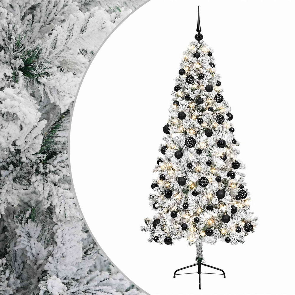 Dirbtinė kalėdinė eglutė su rutuliuku 240 cm 300 LED
