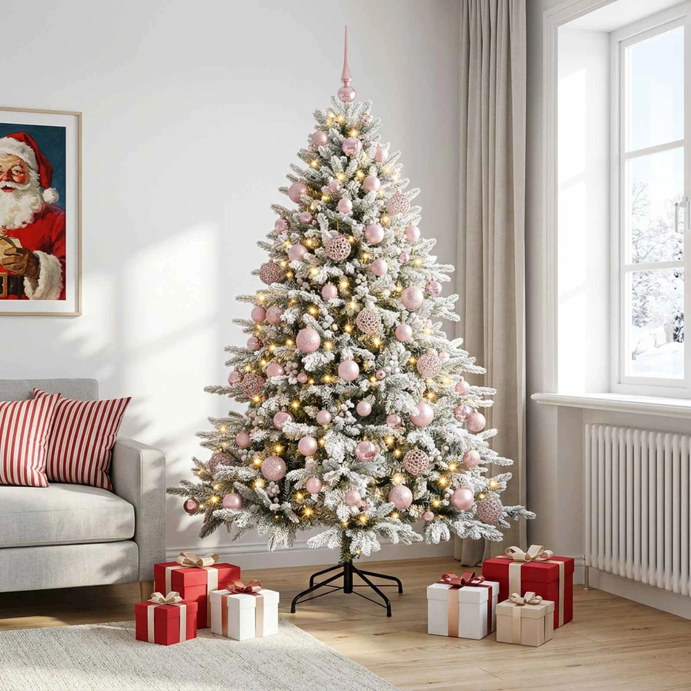 Dirbtinė kalėdinė eglutė su rutuliuku 240 cm 300 LED