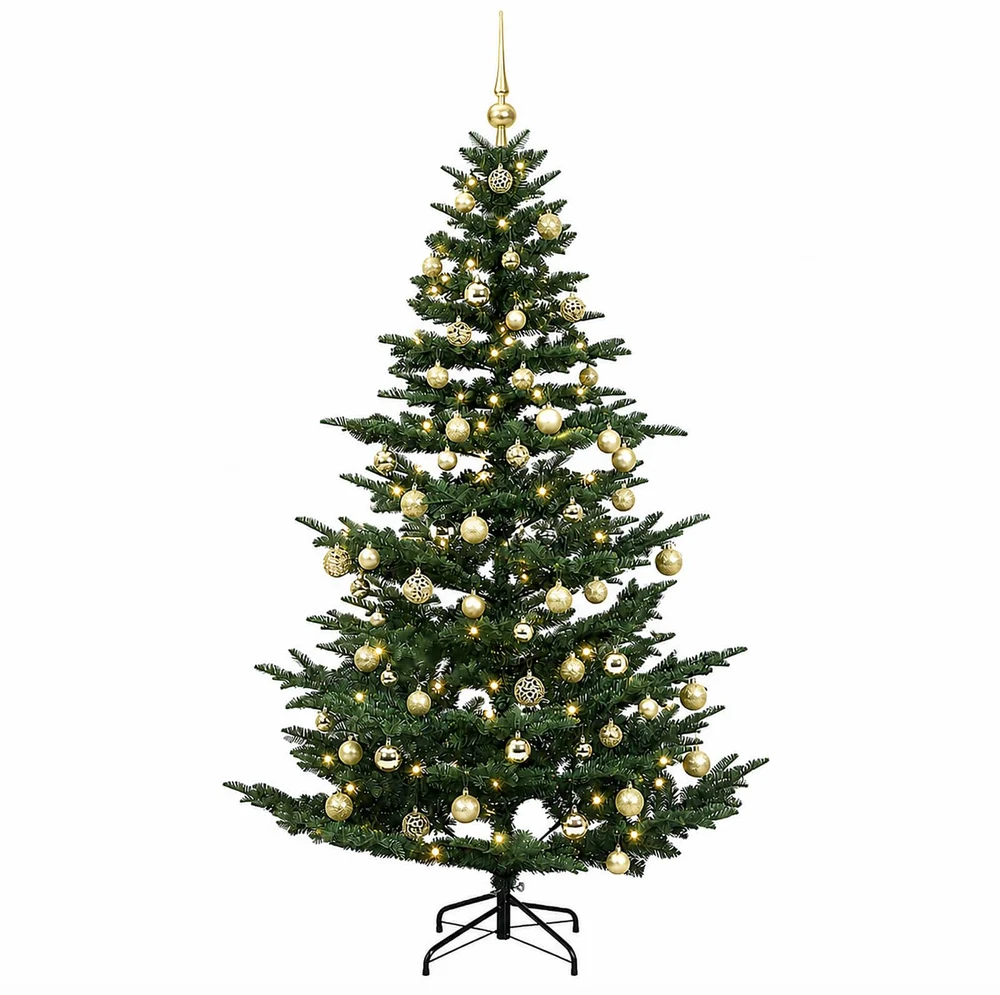 Dirbtinė kalėdinė eglutė su rutuliuku 240 cm 300 LED