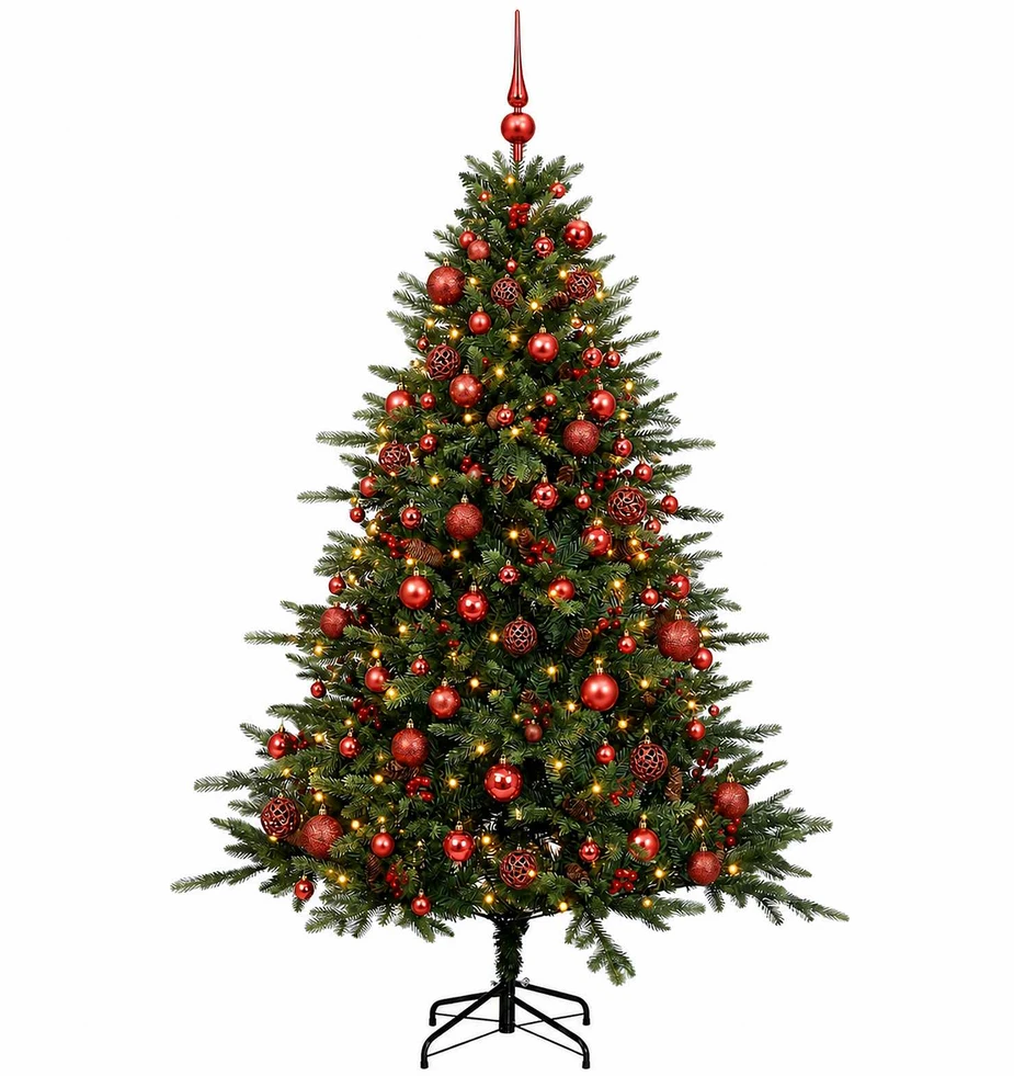 Dirbtinė kalėdinė eglutė su rutuliuku 240 cm 300 LED