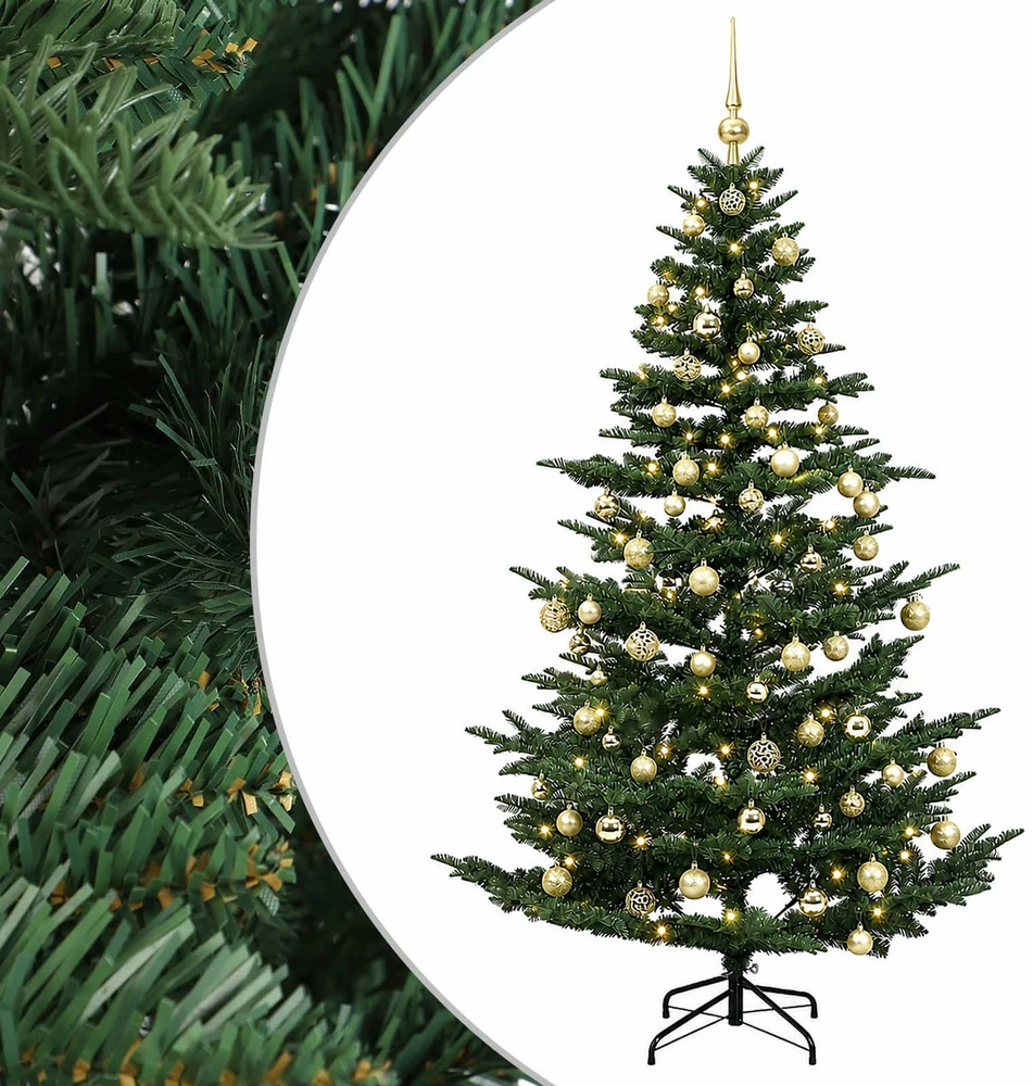 Dirbtinė kalėdinė eglutė su rutuliuku 240 cm 300 LED