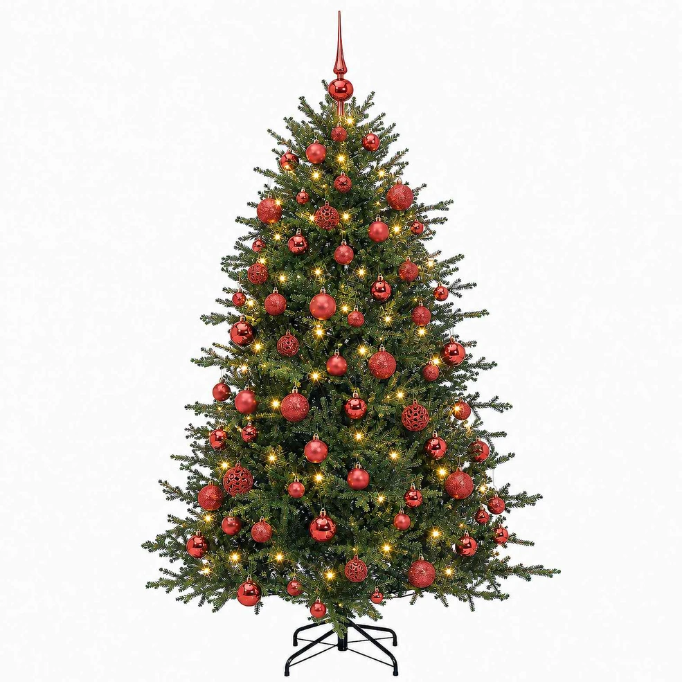 Dirbtinė kalėdinė eglutė su rutuliuku 240 cm 300 LED