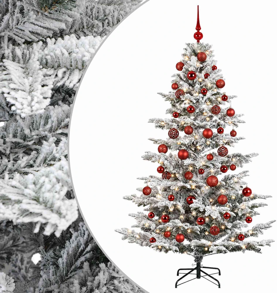 Dirbtinė kalėdinė eglutė su rutuliuku 240 cm 300 LED