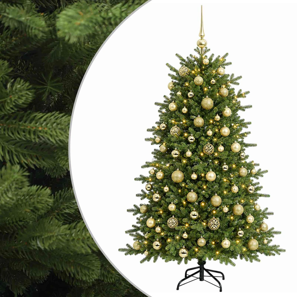 Dirbtinė kalėdinė eglutė su rutuliuku 240 cm 300 LED