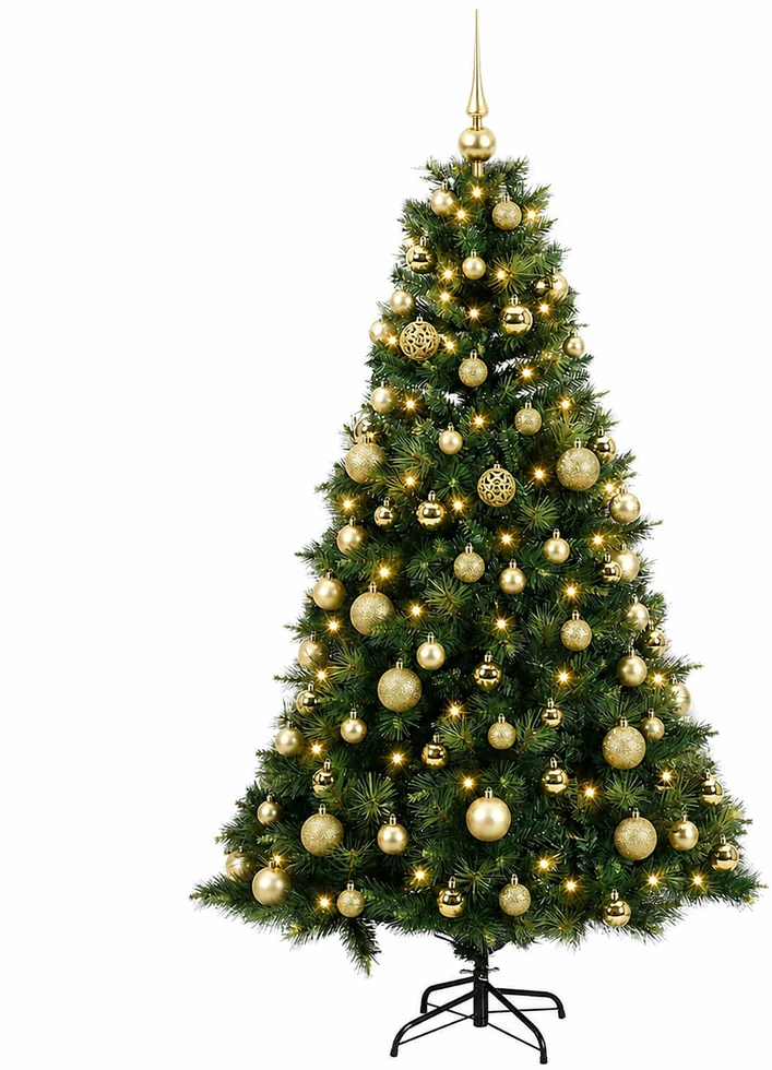 Dirbtinė kalėdinė eglutė su rutuliuku 240 cm 300 LED
