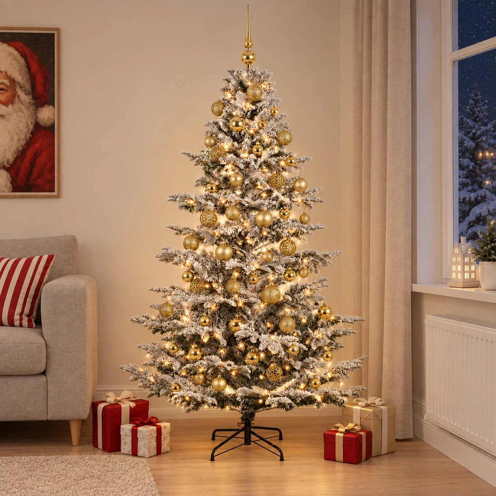Dirbtinė kalėdinė eglutė su rutuliuku 240 cm 300 LED