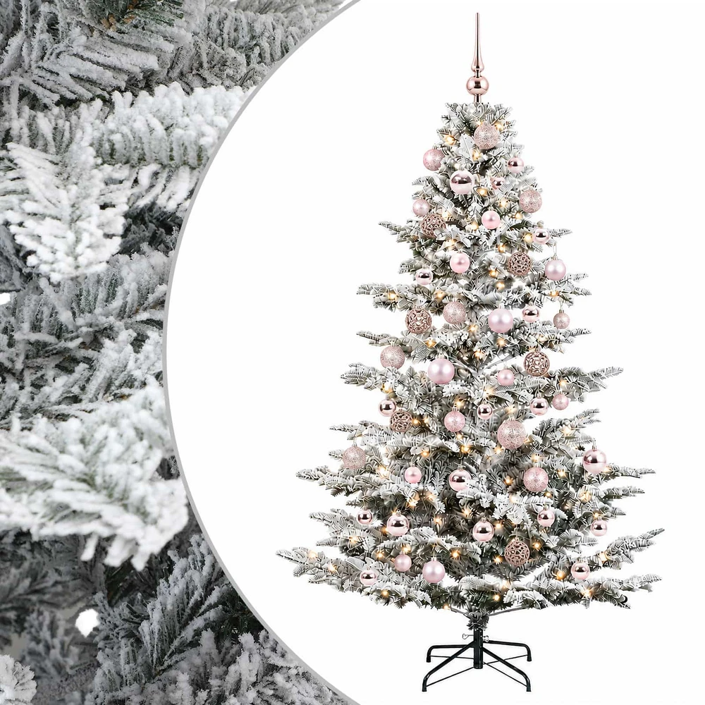 Dirbtinė kalėdinė eglutė su rutuliuku 240 cm 300 LED