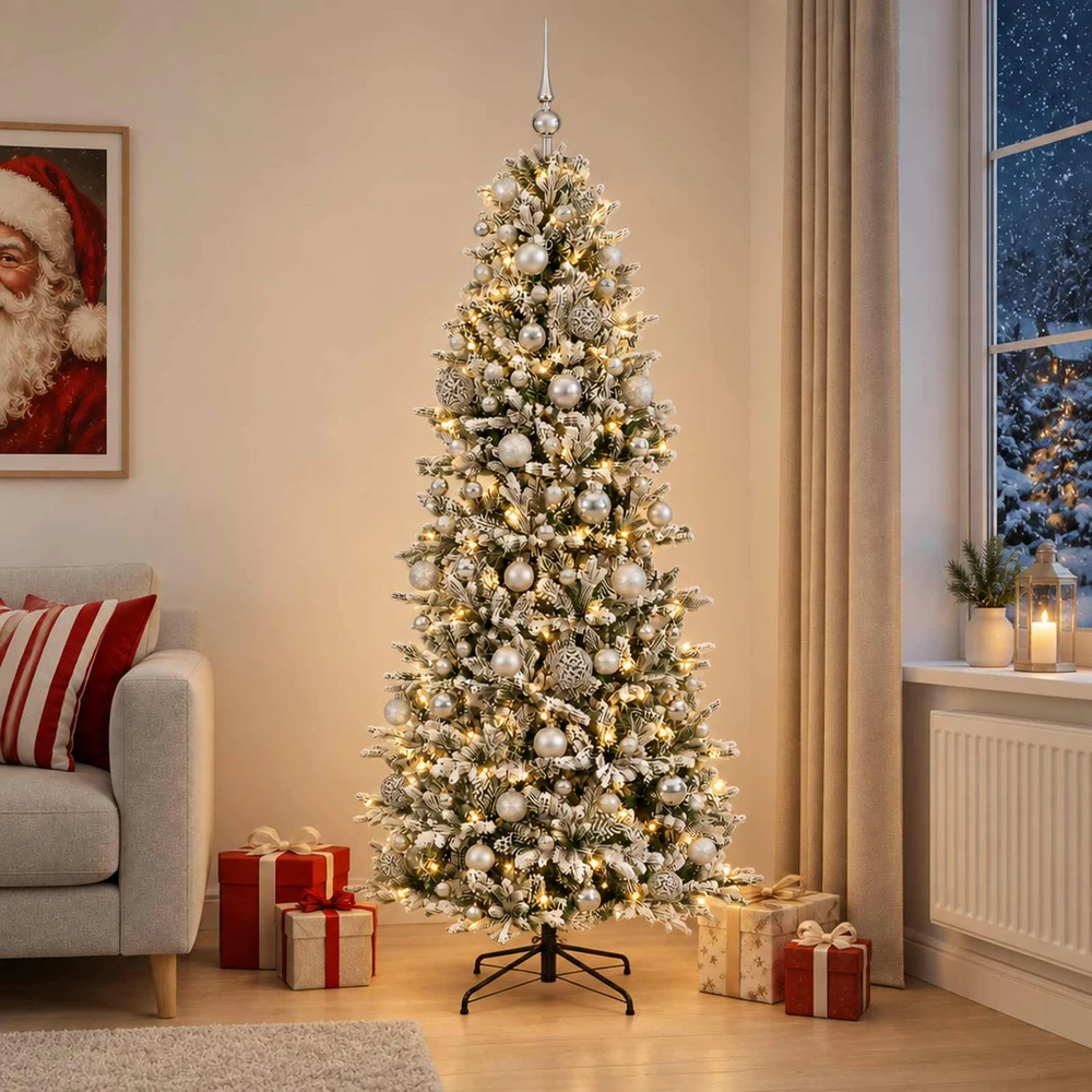 Dirbtinė kalėdinė eglutė su rutuliuku 240 cm 300 LED
