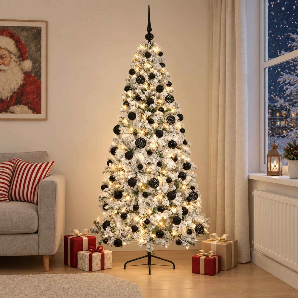 Dirbtinė kalėdinė eglutė su rutuliuku 240 cm 300 LED