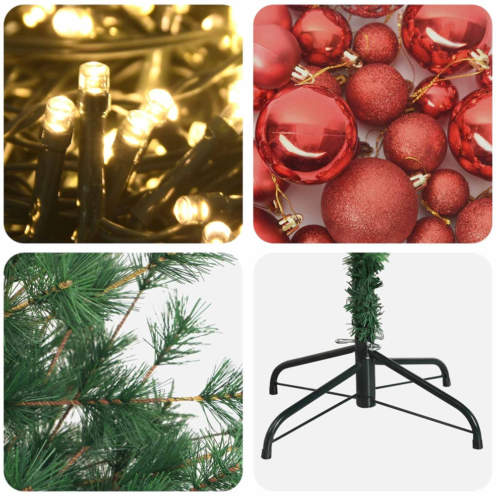 Dirbtinė kalėdinė eglutė su rutuliuku 240 cm 300 LED