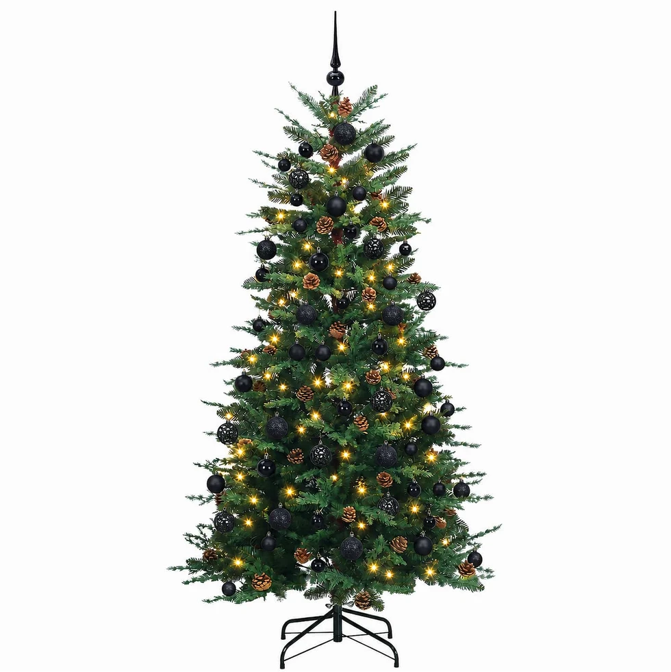 Dirbtinė kalėdinė eglutė su rutuliuku 240 cm 300 LED