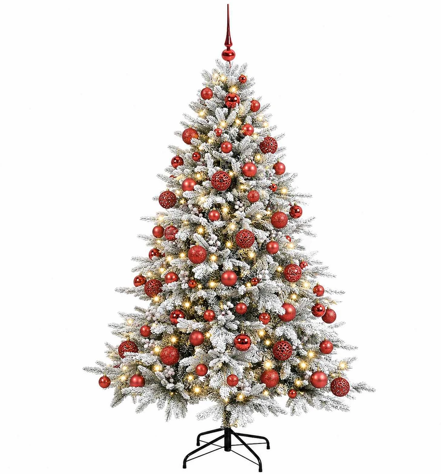 Dirbtinė kalėdinė eglutė su rutuliuku 240 cm 300 LED