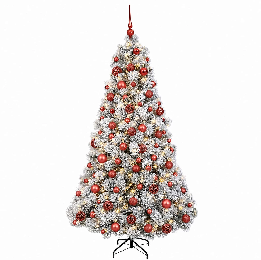 Dirbtinė kalėdinė eglutė su rutuliuku 240 cm 300 LED