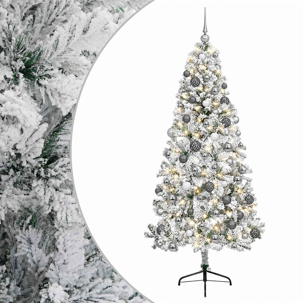 Dirbtinė kalėdinė eglutė su rutuliuku 240 cm 300 LED