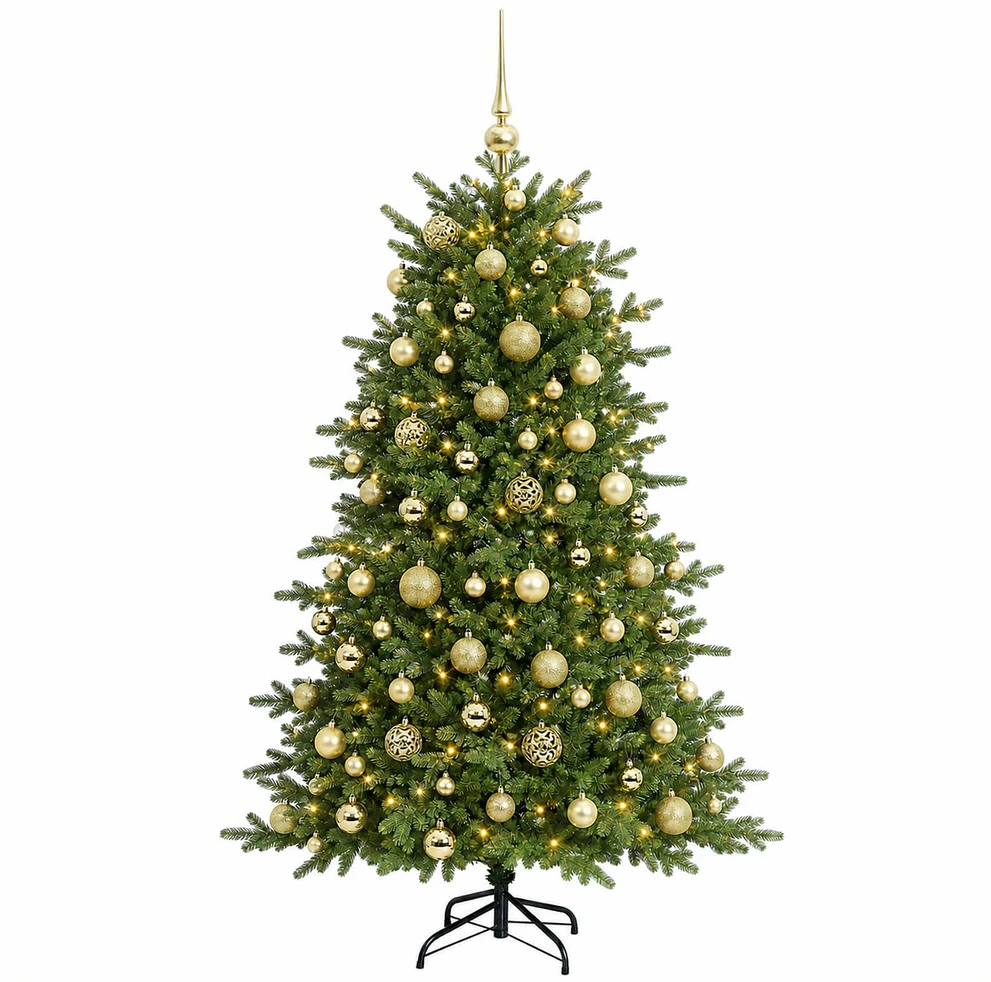 Dirbtinė kalėdinė eglutė su rutuliuku 240 cm 300 LED