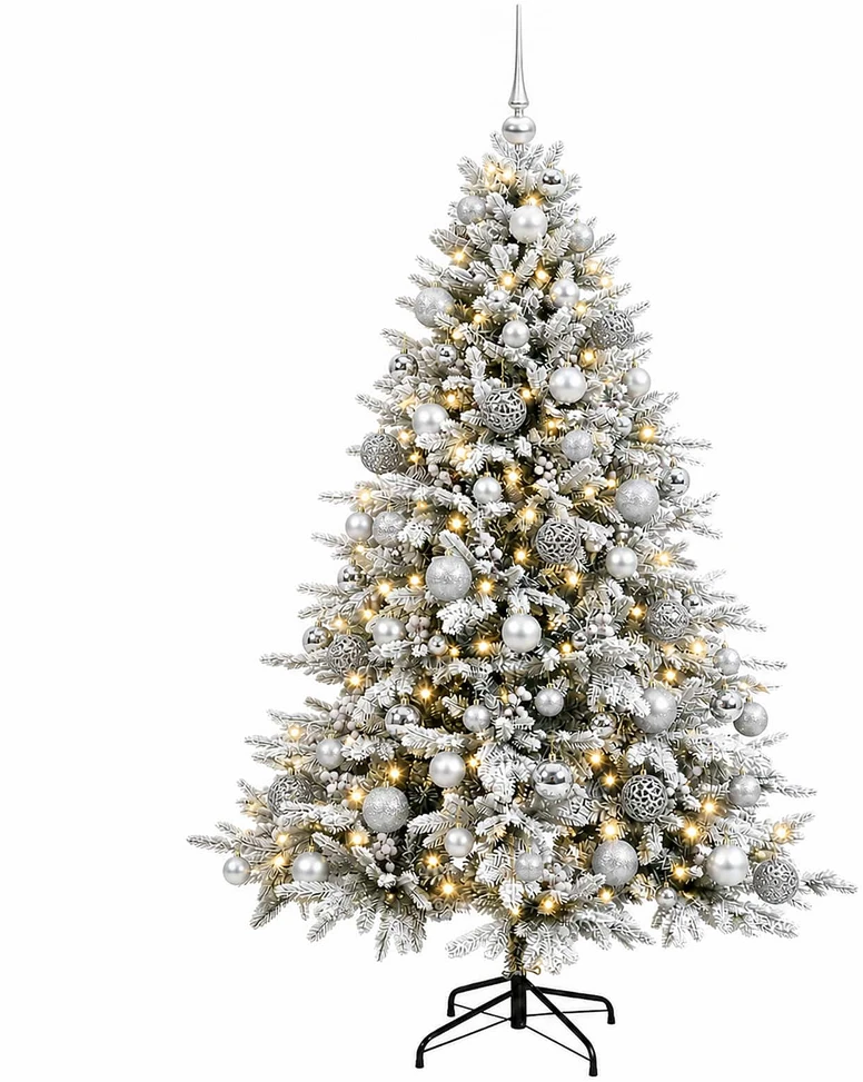 Dirbtinė kalėdinė eglutė su rutuliuku 240 cm 300 LED