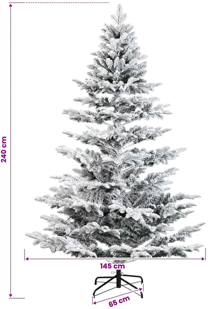 Dirbtinė kalėdinė eglutė su rutuliuku 240 cm 300 LED