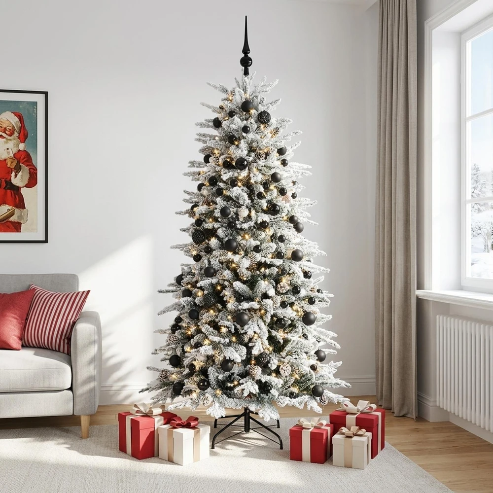 Dirbtinė kalėdinė eglutė su rutuliuku 240 cm 300 LED