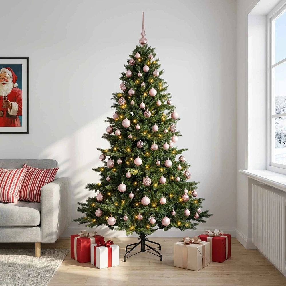 Dirbtinė kalėdinė eglutė su rutuliuku 240 cm 300 LED