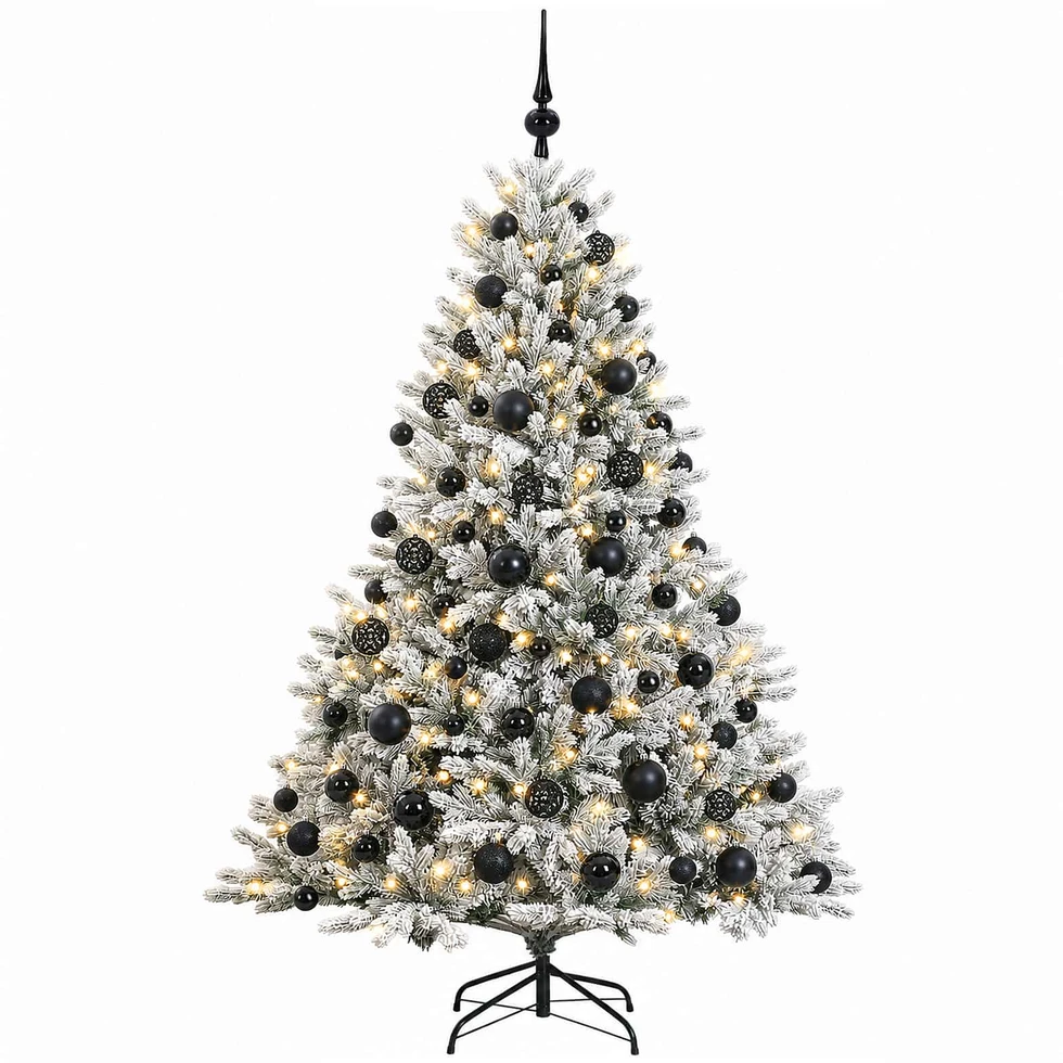 Dirbtinė kalėdinė eglutė su rutuliuku 240 cm 300 LED