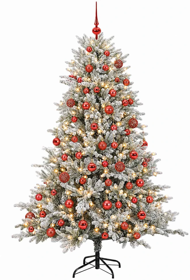 Dirbtinė kalėdinė eglutė su rutuliuku 240 cm 300 LED