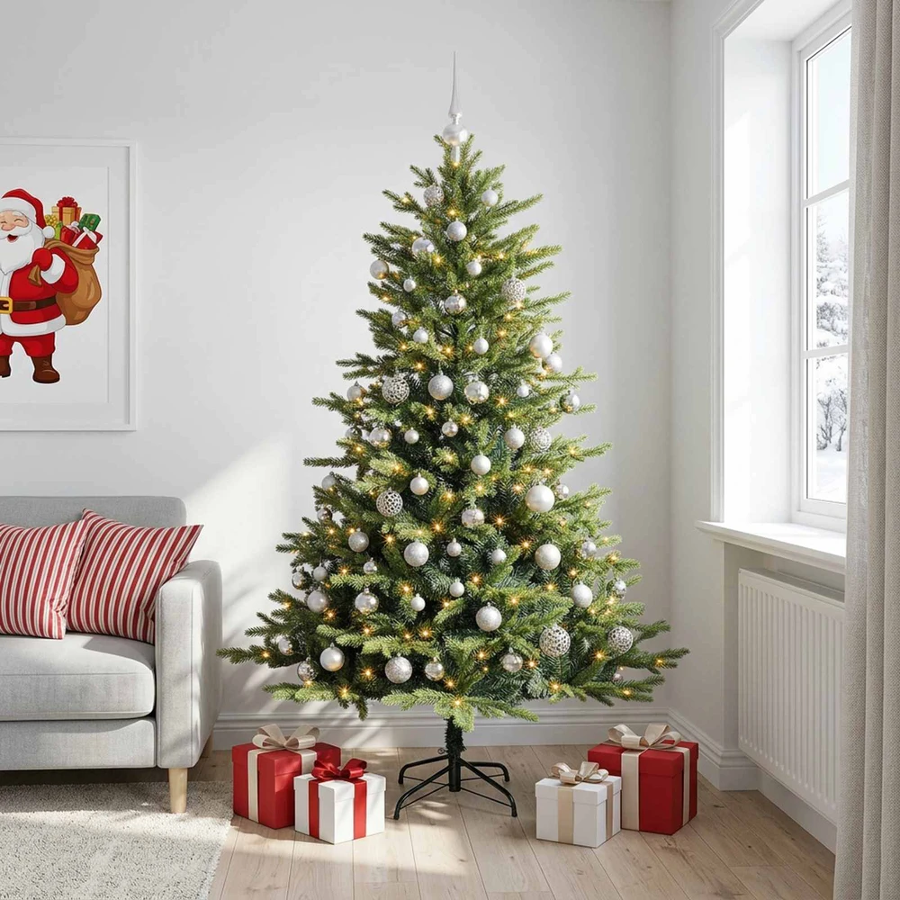 Dirbtinė kalėdinė eglutė su rutuliuku 240 cm 300 LED