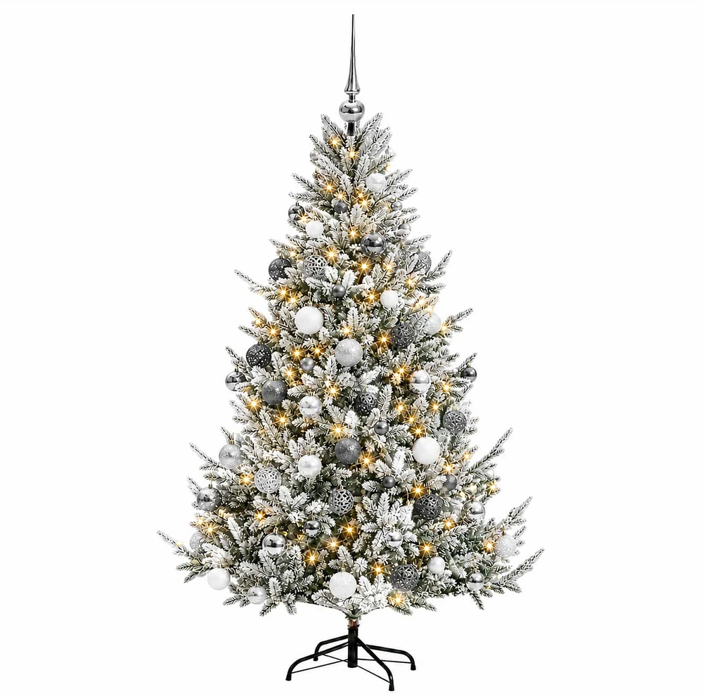Dirbtinė kalėdinė eglutė su rutuliuku 240 cm 300 LED