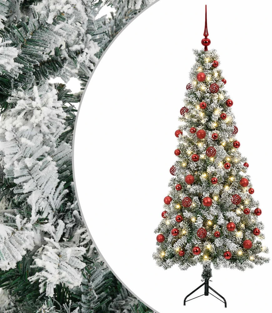Dirbtinė kalėdinė eglutė su rutuliuku 240 cm 300 LED