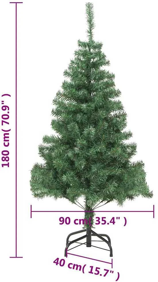 Dirbtinė kalėdinė eglutė su stovu, 180 cm, 564 šakų