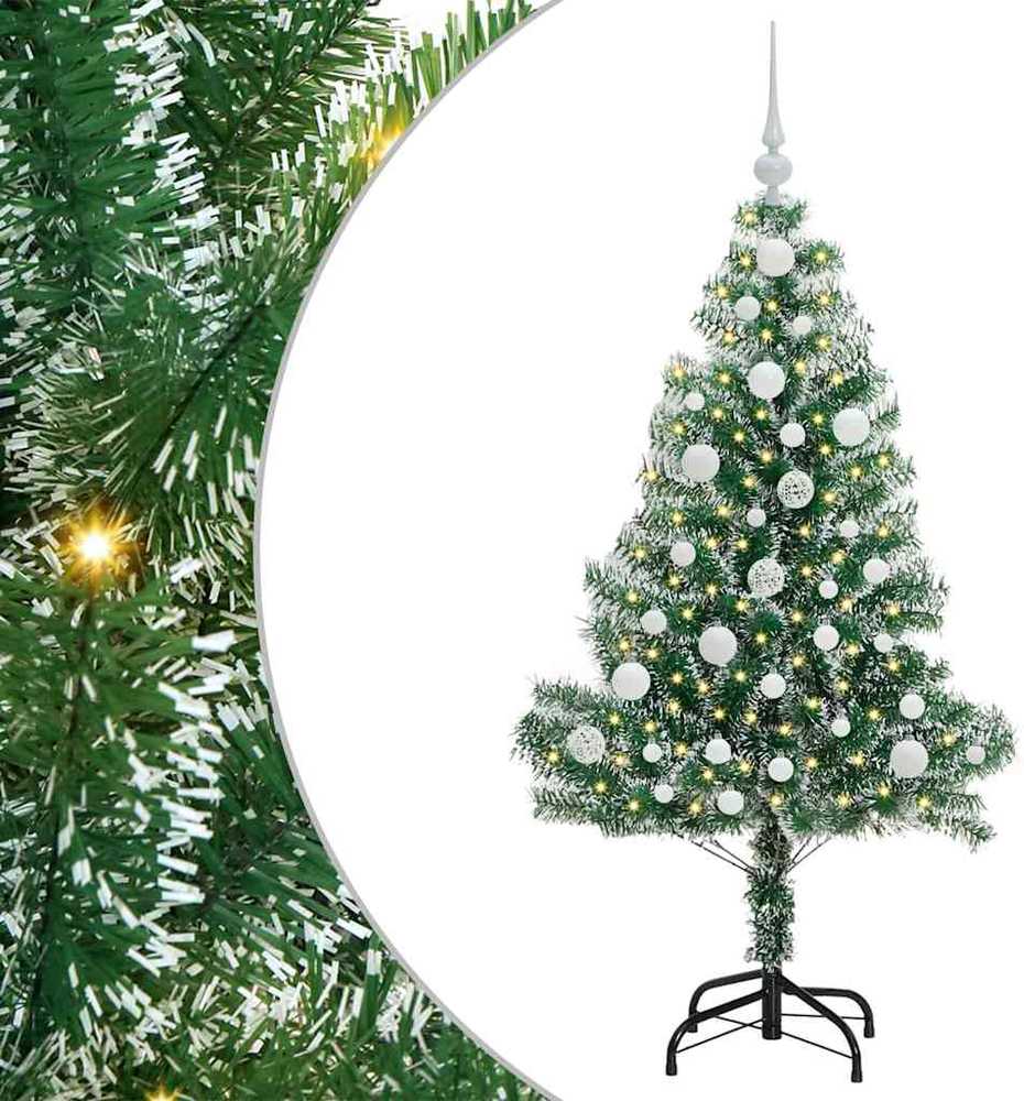 Dirbtinė Kalėdų Eglė Su Sniegu ir LED Šviesa su 150 LED 120 cm