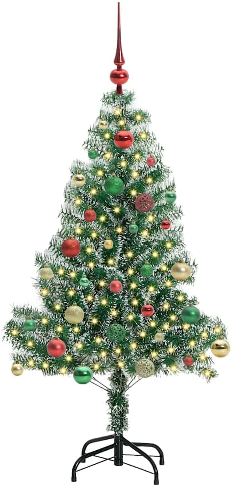 Dirbtinė Kalėdų Eglė Su Sniegu ir LED Šviesa su 150 LED 150 cm