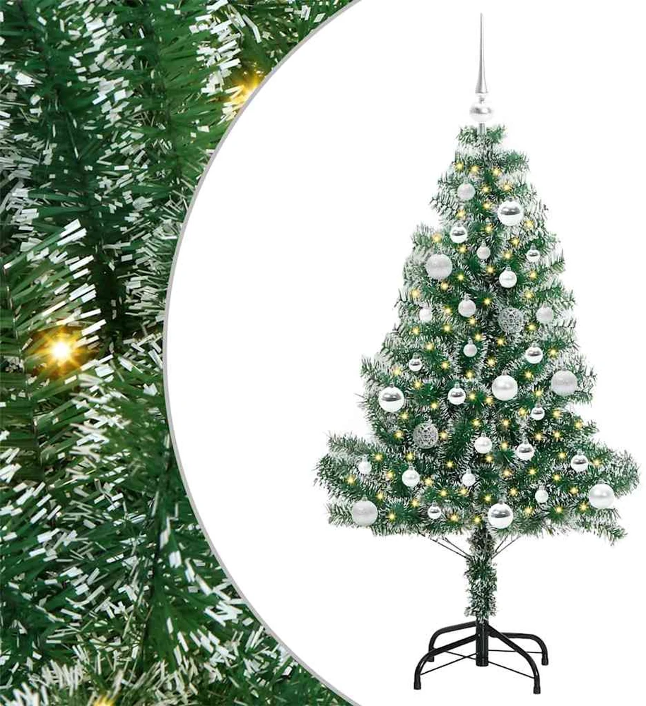 Dirbtinė Kalėdų Eglė Su Sniegu ir LED Šviesa su 150 LED 150 cm