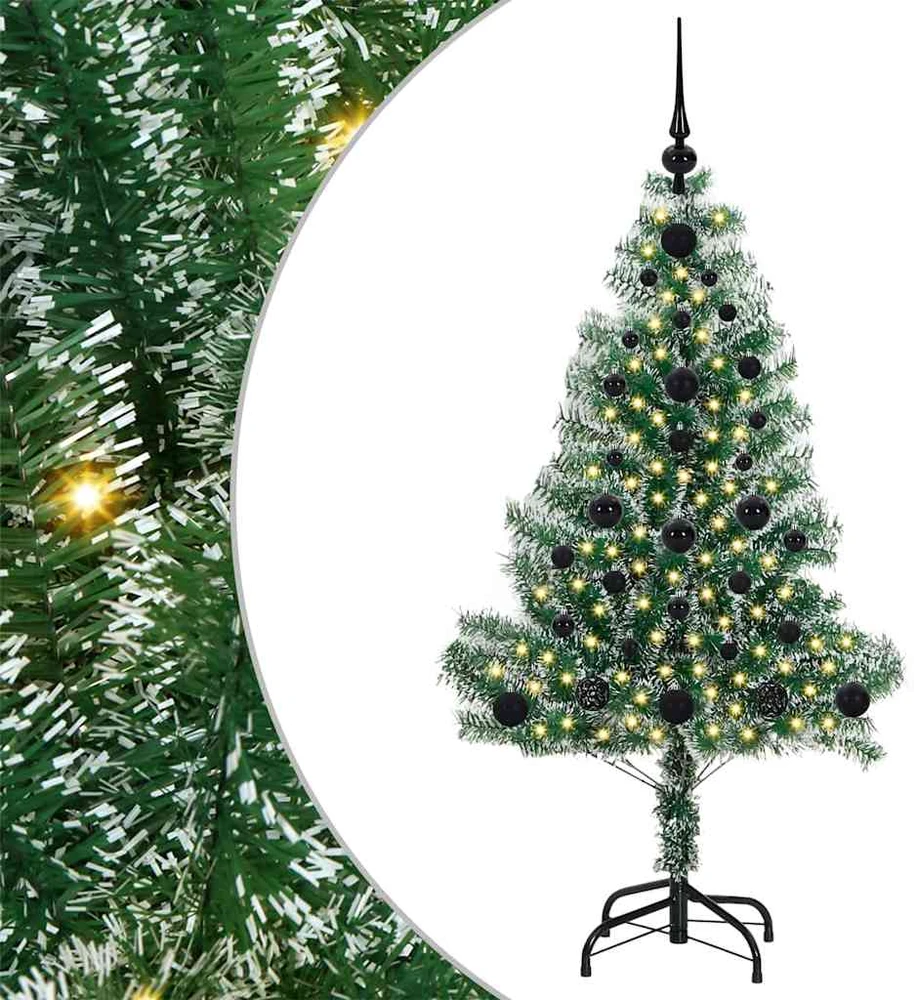 Dirbtinė Kalėdų Eglė Su Sniegu ir LED Šviesa su 150 LED 120 cm