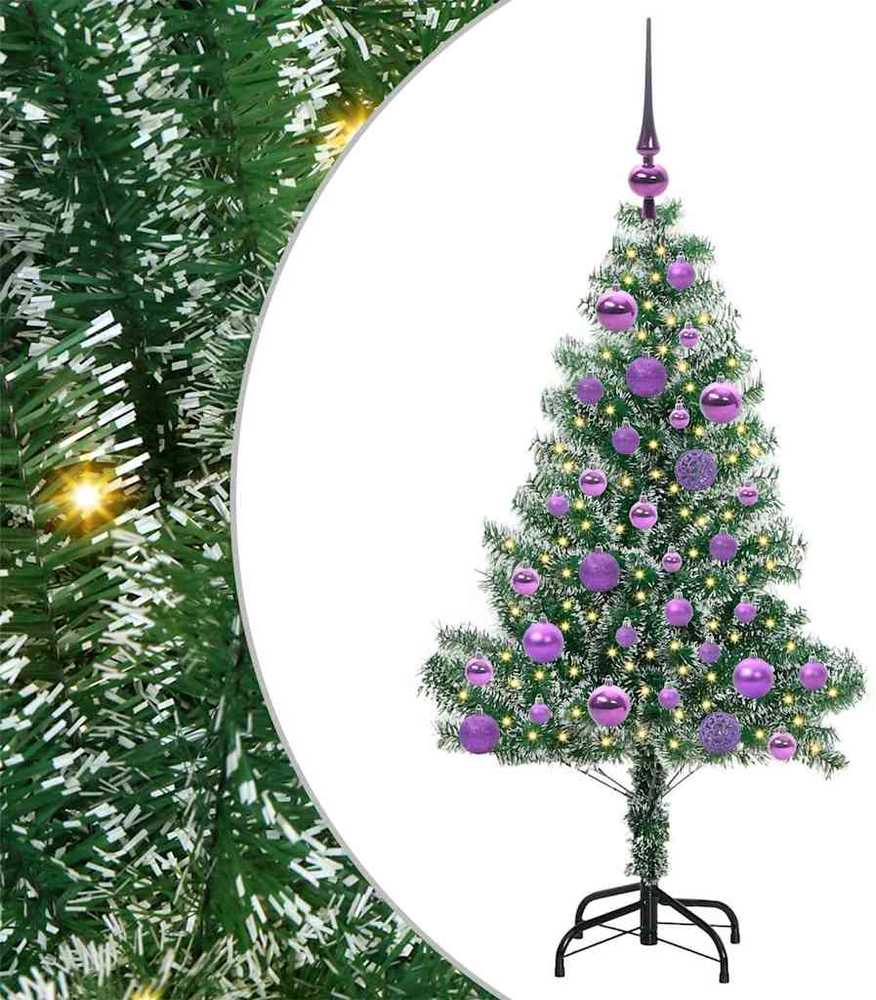 Dirbtinė Kalėdų Eglė Su Sniegu ir LED Šviesa su 150 LED 120 cm