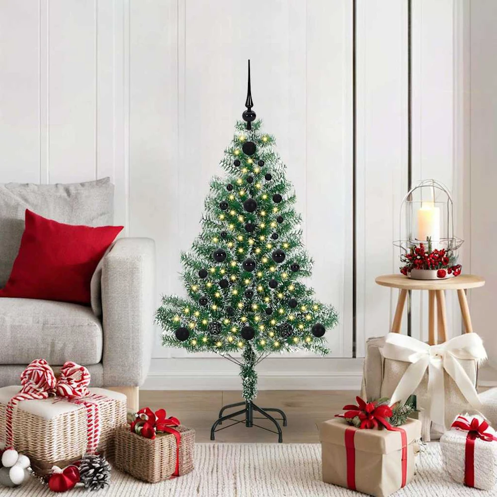 Dirbtinė Kalėdų Eglė Su Sniegu ir LED Šviesa su 150 LED 120 cm