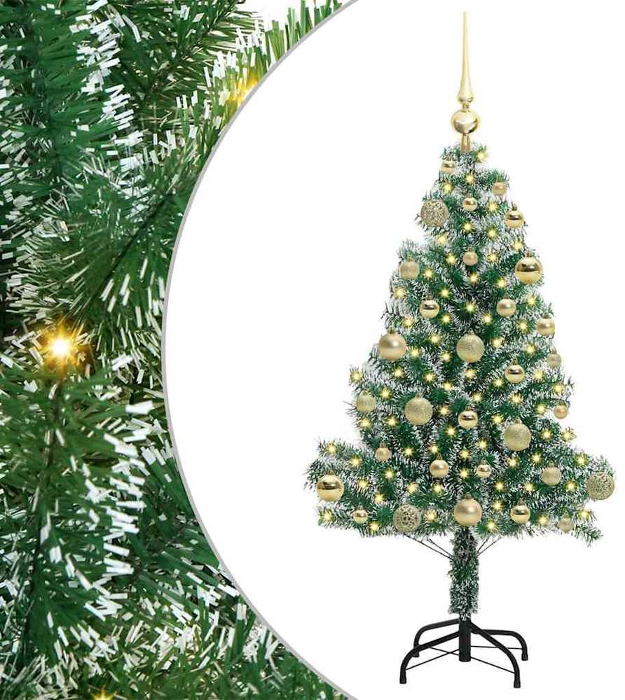 Dirbtinė Kalėdų Eglė Su Sniegu ir LED Šviesa su 150 LED 120 cm