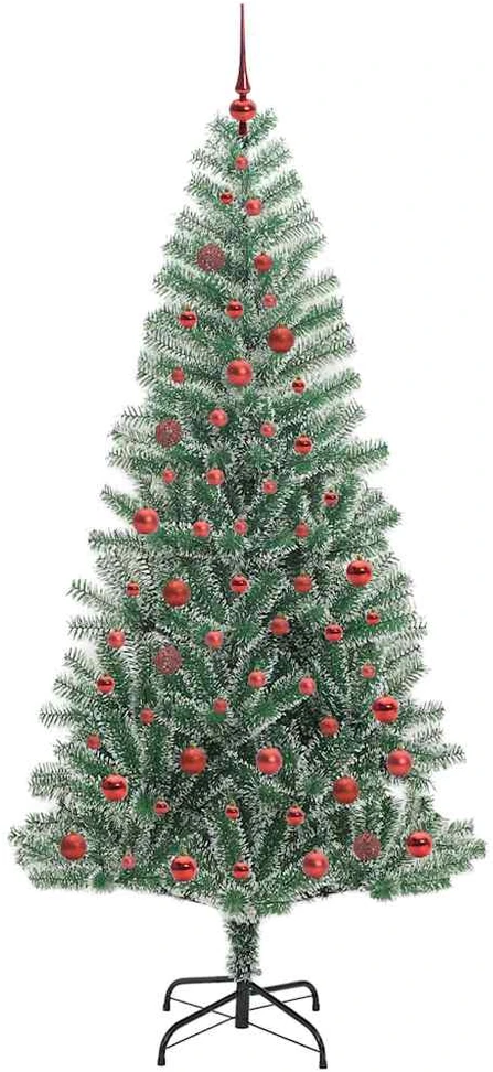 Dirbtinė Kalėdų Eglė Su Sniegu ir LED Šviesa su 300 LED 210 cm