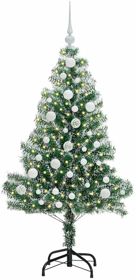 Dirbtinė Kalėdų Eglė Su Sniegu ir LED Šviesa su 150 LED 120 cm