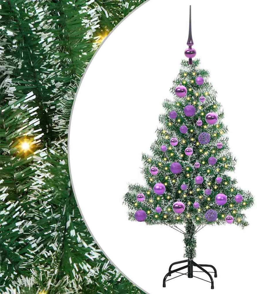 Dirbtinė Kalėdų Eglė Su Sniegu ir LED Šviesa su 150 LED 120 cm
