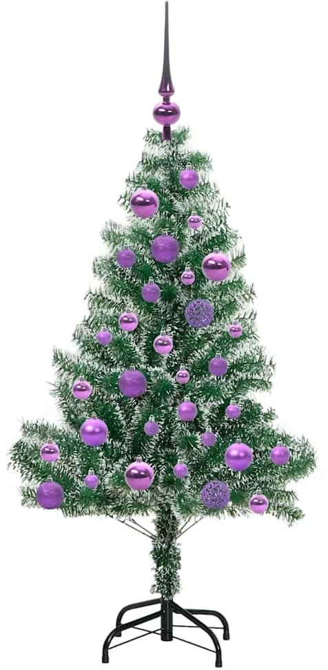 Dirbtinė Kalėdų Eglė Su Sniegu ir LED Šviesa su 150 LED 120 cm