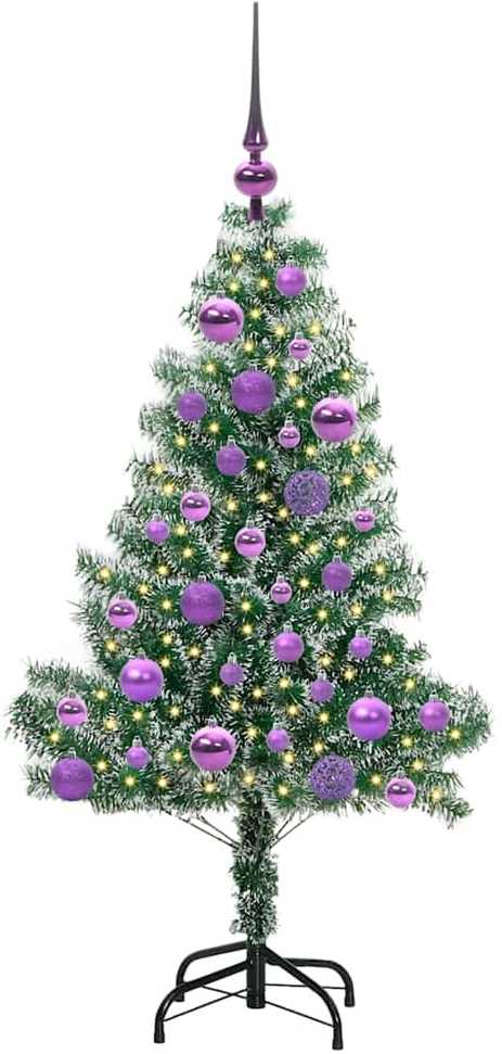 Dirbtinė Kalėdų Eglė Su Sniegu ir LED Šviesa su 150 LED 120 cm