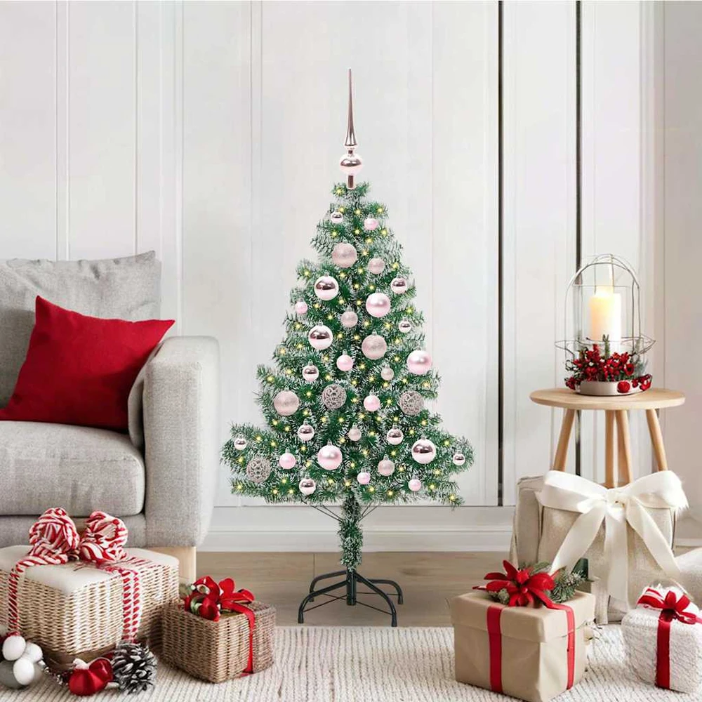 Dirbtinė Kalėdų Eglė Su Sniegu ir LED Šviesa su 150 LED 120 cm
