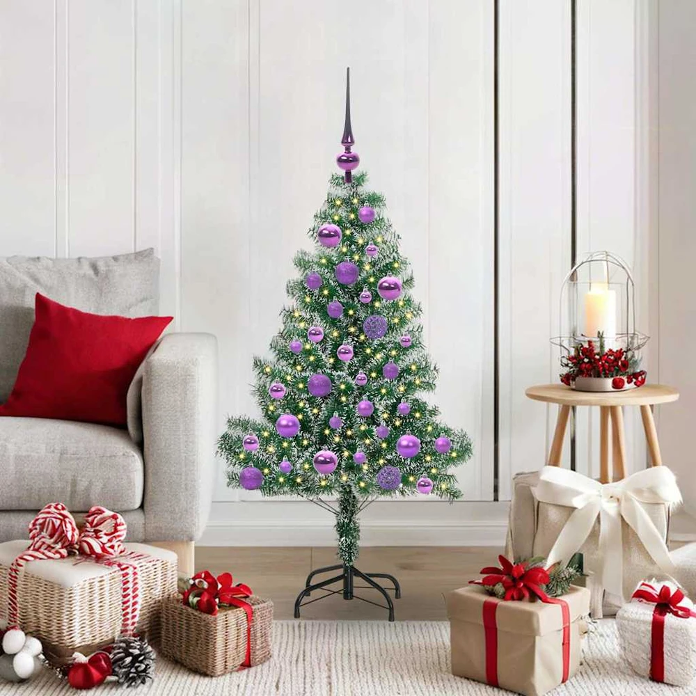 Dirbtinė Kalėdų Eglė Su Sniegu ir LED Šviesa su 150 LED 120 cm
