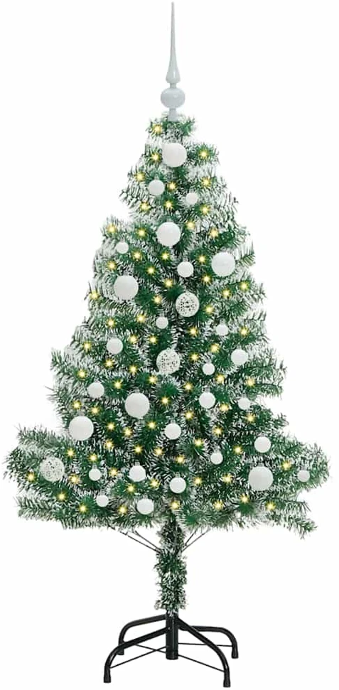 Dirbtinė Kalėdų Eglė Su Sniegu ir LED Šviesa su 150 LED 120 cm
