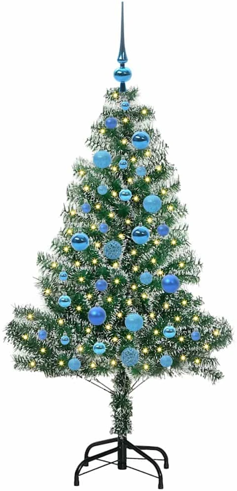 Dirbtinė Kalėdų Eglė Su Sniegu ir LED Šviesa su 150 LED 150 cm