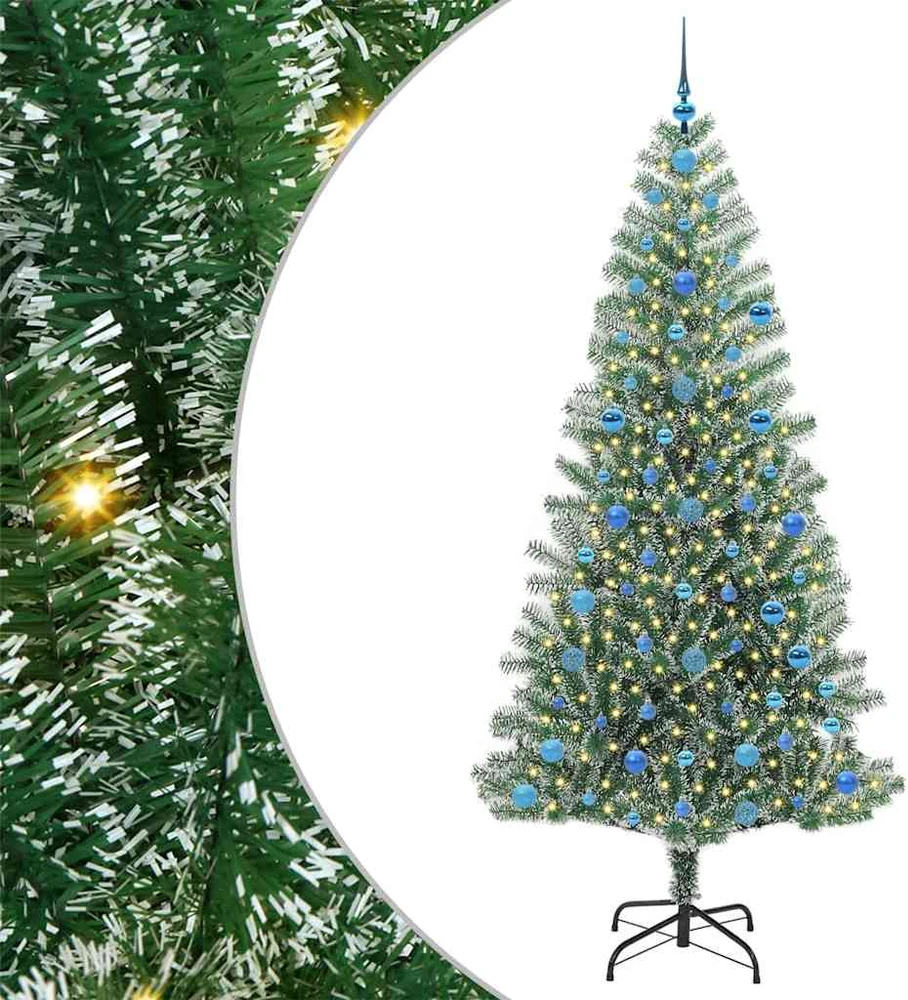 Dirbtinė Kalėdų Eglė Su Sniegu ir LED Šviesa su 300 LED 210 cm