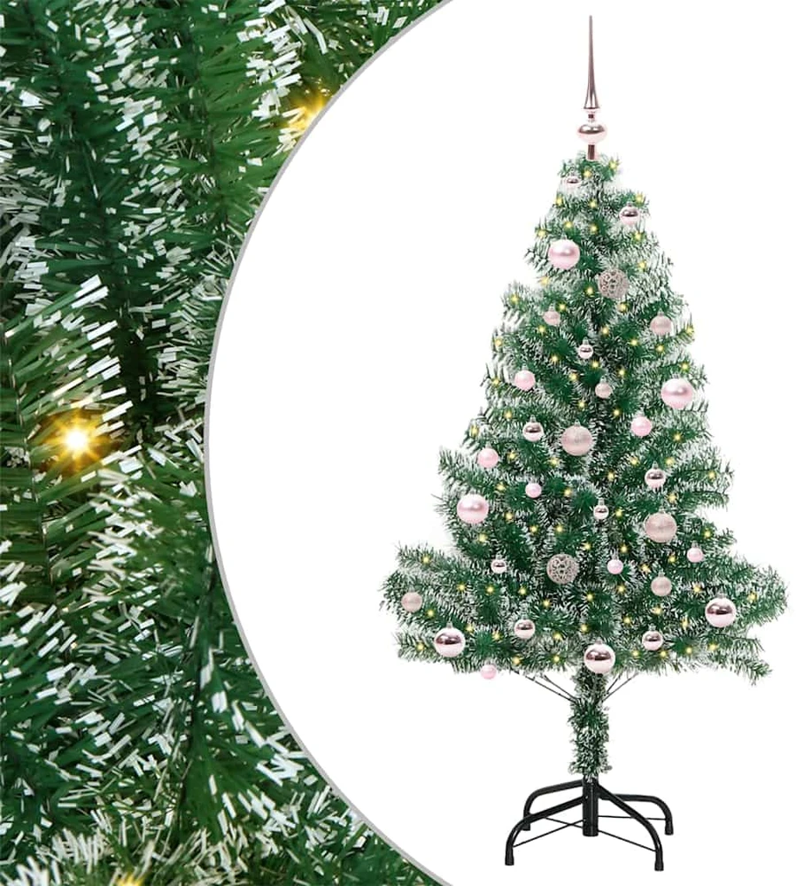 Dirbtinė Kalėdų Eglė Su Sniegu ir LED Šviesa su 150 LED 150 cm