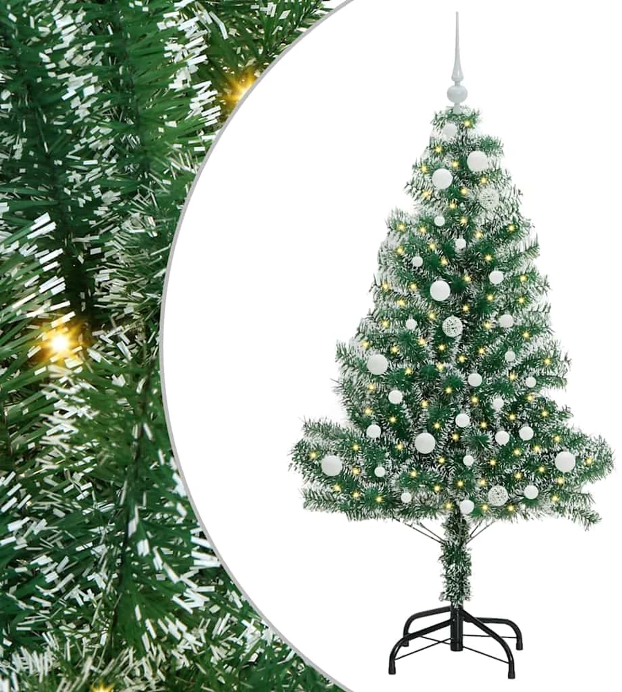 Dirbtinė Kalėdų Eglė Su Sniegu ir LED Šviesa su 150 LED 150 cm